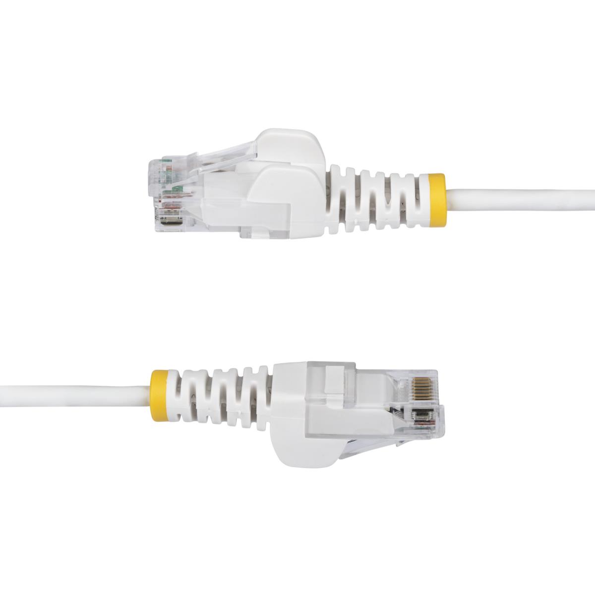 STARTECH.COM Patch Cable - CAT6 - Utp - Snagless - Slim - 1m - White