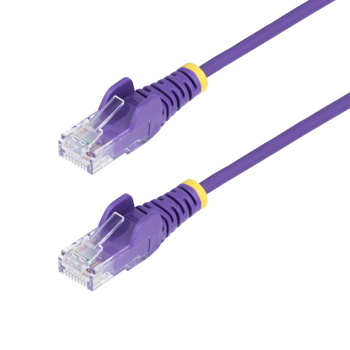 STARTECH.COM Patch Cable - CAT6 - Utp - Snagless - Slim - 1.5m - Purple