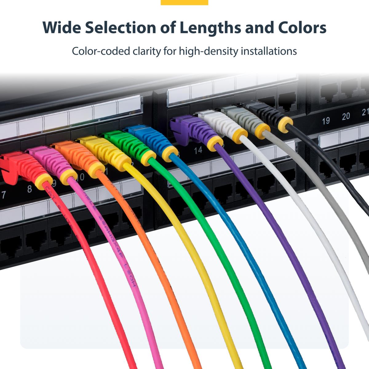 STARTECH.COM Patch Cable - CAT6 - Utp - Snagless - Slim - 3m - Orange