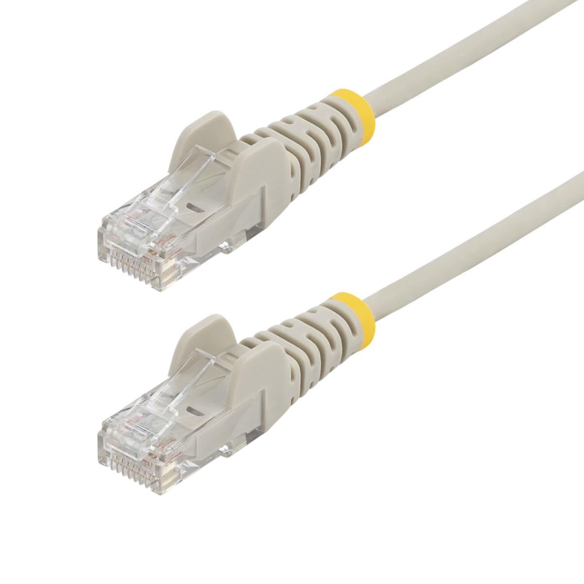 STARTECH.COM Patch Cable - CAT6 - Utp - Snagless - 10m - Grey Slim