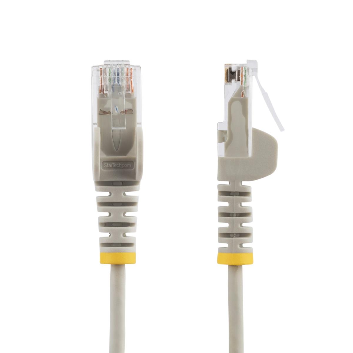 STARTECH.COM Patch Cable - CAT6 - Utp - Snagless - 10m - Grey Slim