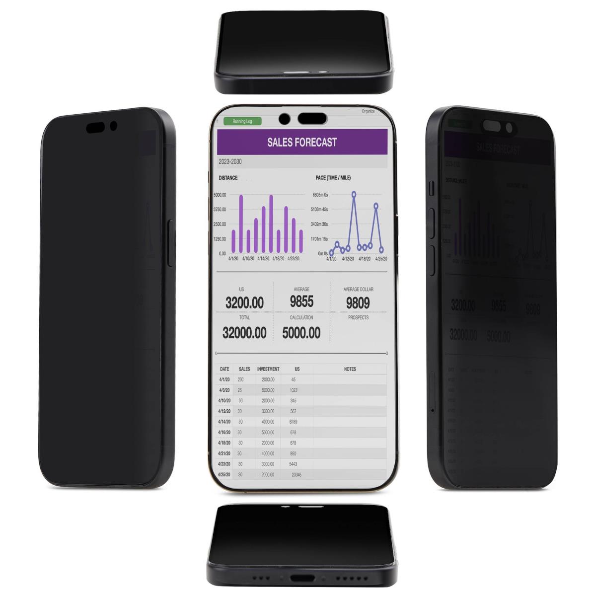 STARTECH.COM Privacy Screen For iPhone 16 - 4-way 360 - Supports Portrait/landscape - Touch-enabled - 4way Filter, Taa