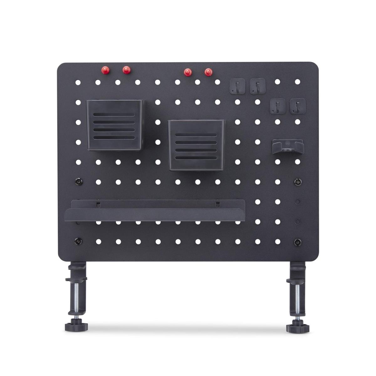 STARTECH.COM Clamp-on Pegboard Organizer - With Accessories Steel Black