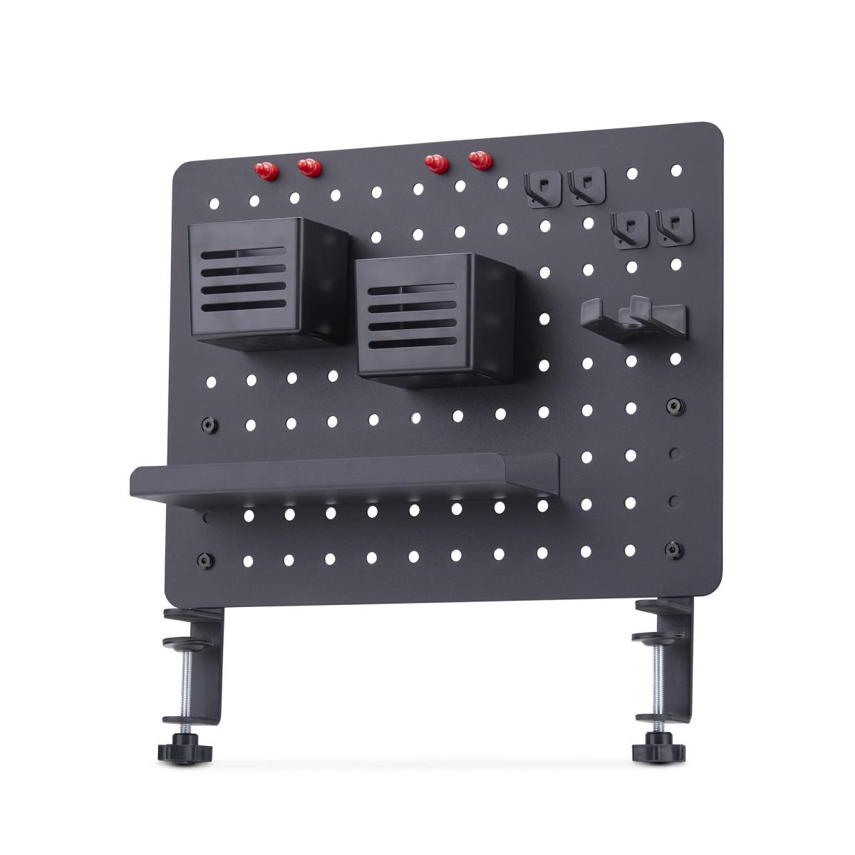 STARTECH.COM Clamp-on Pegboard Organizer - With Accessories Steel Black
