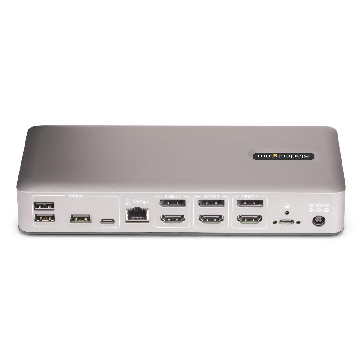 STARTECH.COM Triple-monitor USB4 Dock - USB-c Dock 4k 60hz 100w Pd