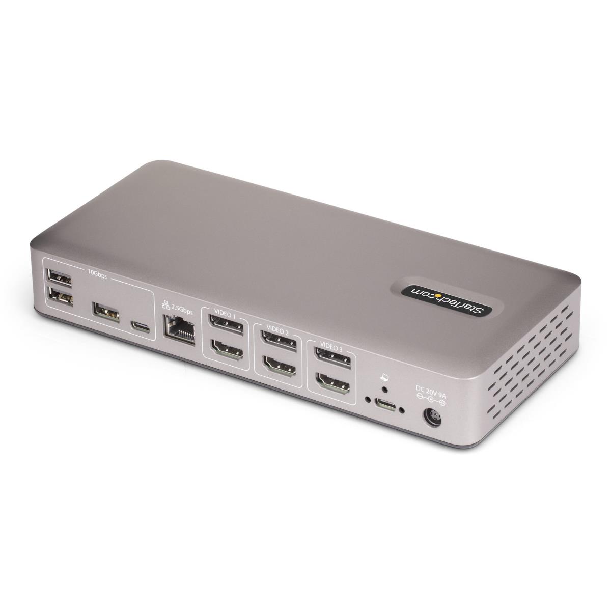 STARTECH.COM Triple-monitor USB4 Dock - USB-c Dock 4k 60hz 100w Pd