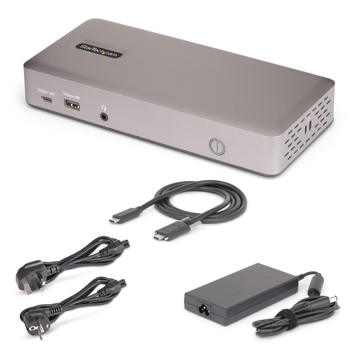 STARTECH.COM Triple-monitor USB4 Dock - USB-c Dock 4k 60hz 100w Pd