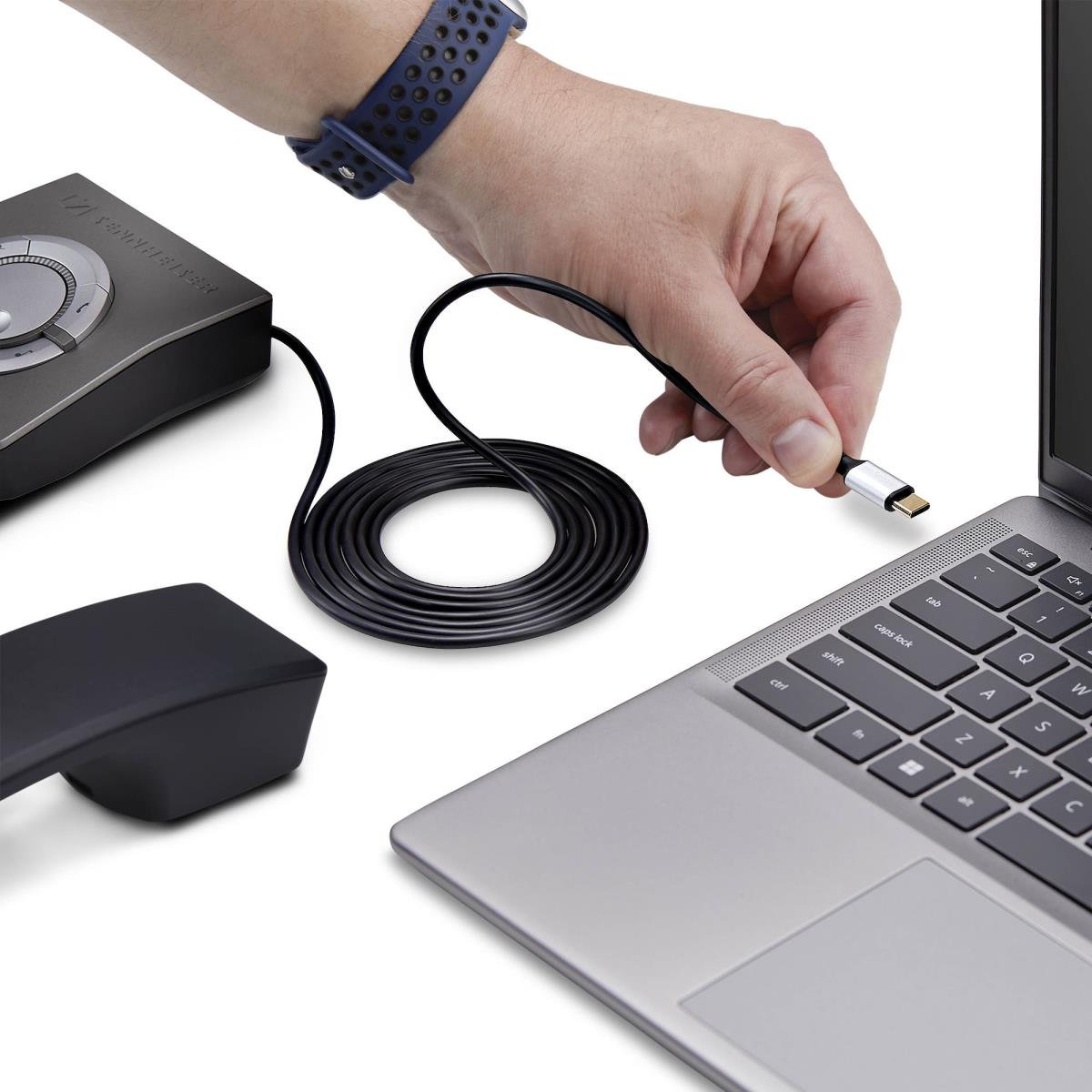 STARTECH.COM USB-c To Rj9 Adapter For Office Phone Handset Or Wired/wireless Headset