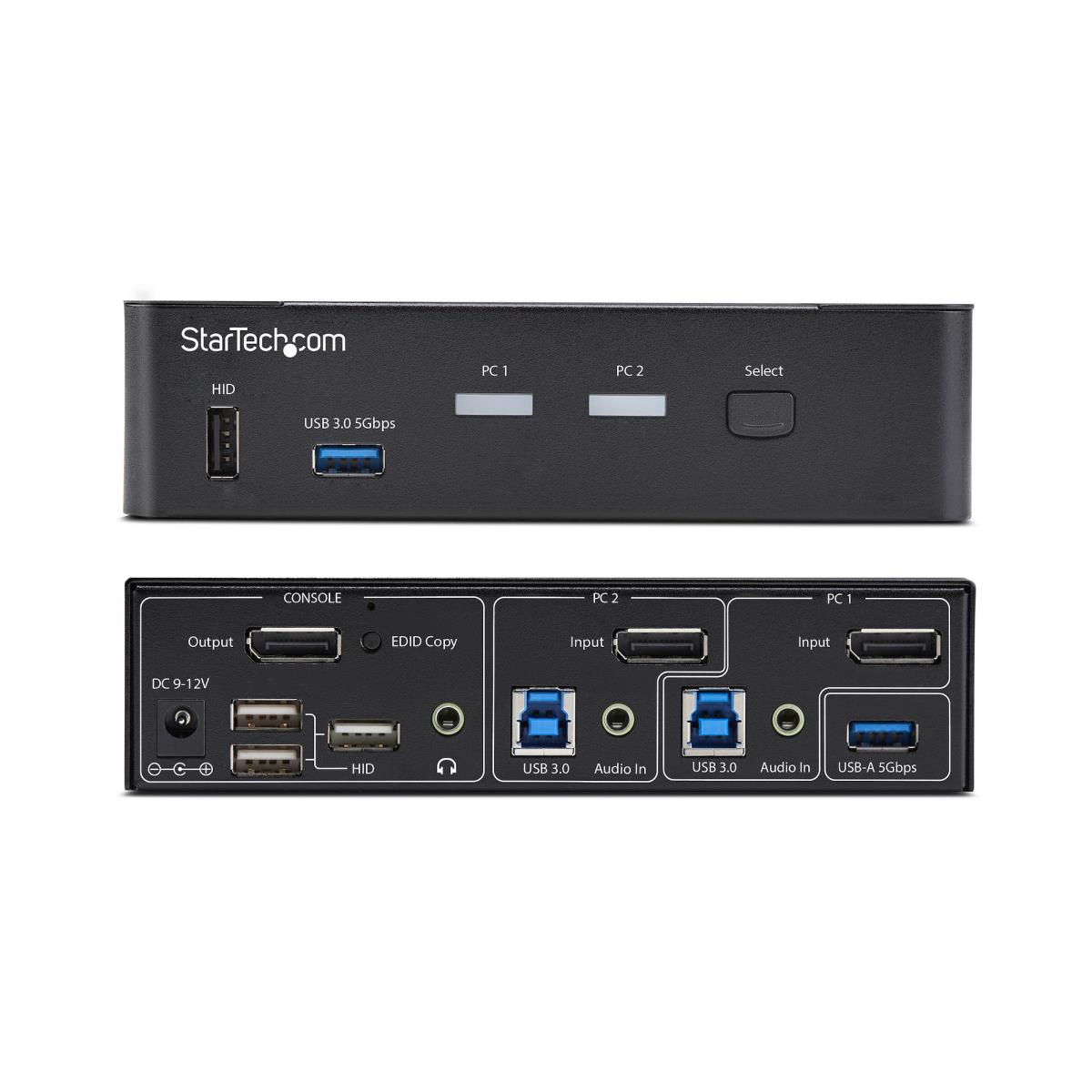 STARTECH.COM DisplayPort KVM Switch 2-port USB 3.0