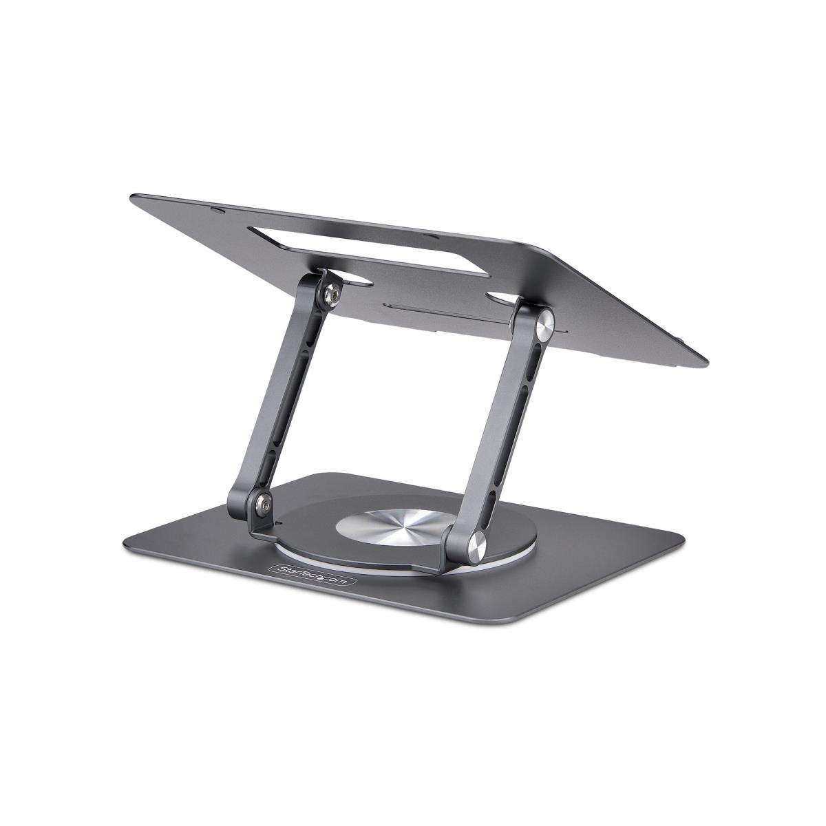 STARTECH.COM Rotating Laptop Stand - 360 Swivel Ergonomic Desk Riser For Computer