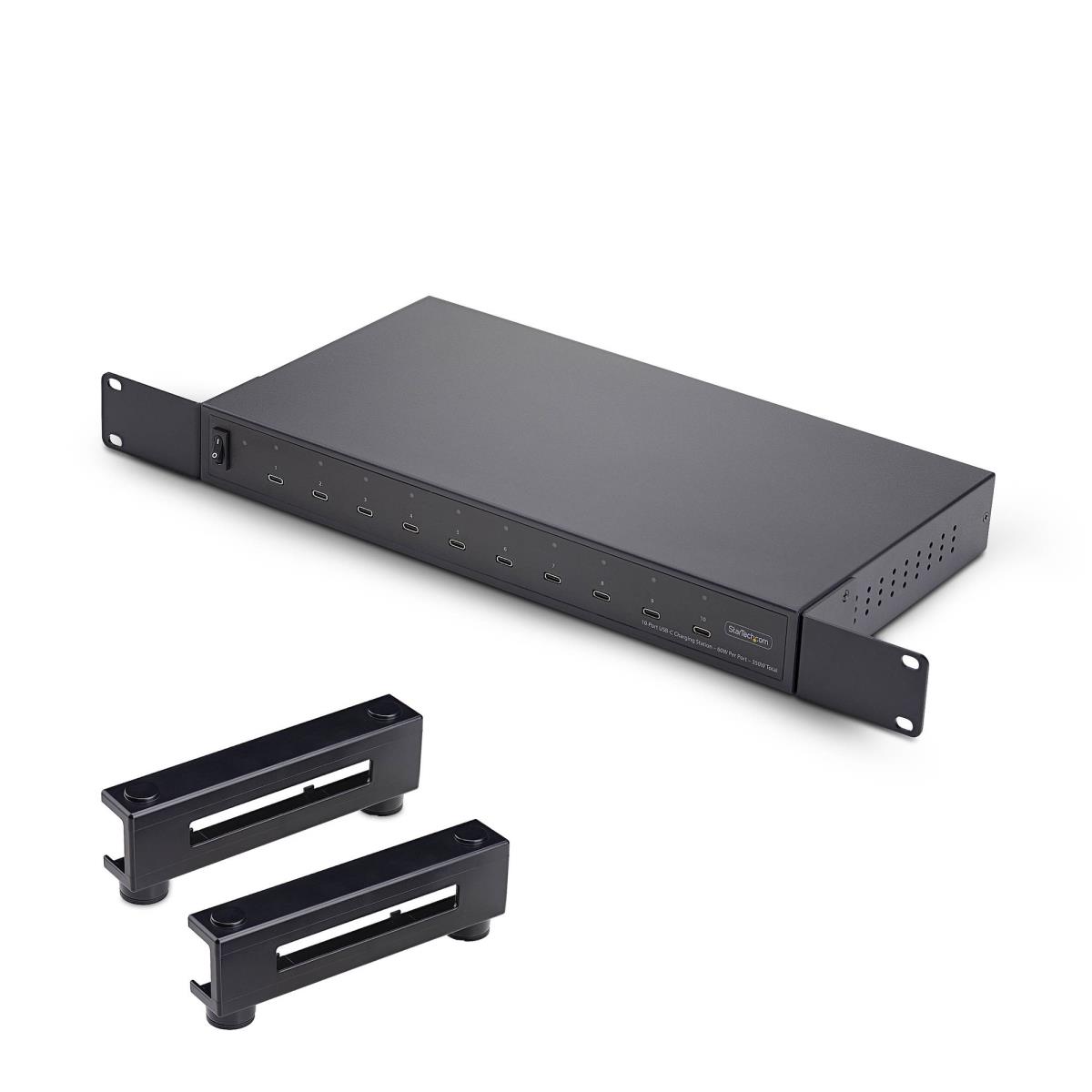 STARTECH.COM Charger - 10-port USB-c 350w Multiport Charging Station