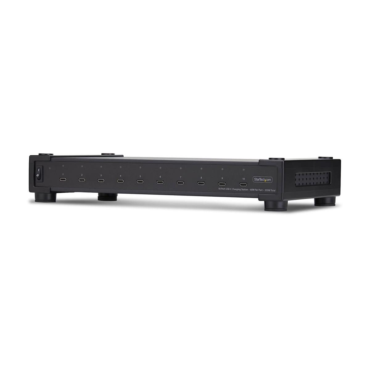 STARTECH.COM Charger - 10-port USB-c 350w Multiport Charging Station