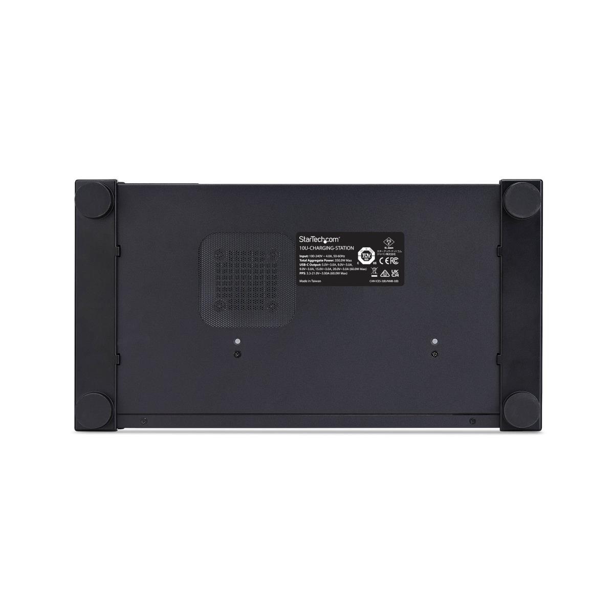 STARTECH.COM Charger - 10-port USB-c 350w Multiport Charging Station