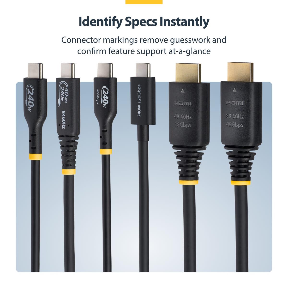 STARTECH.COM Hdmi 2.1 Cable 8k 60hz Certified Ultra High Speed 1m