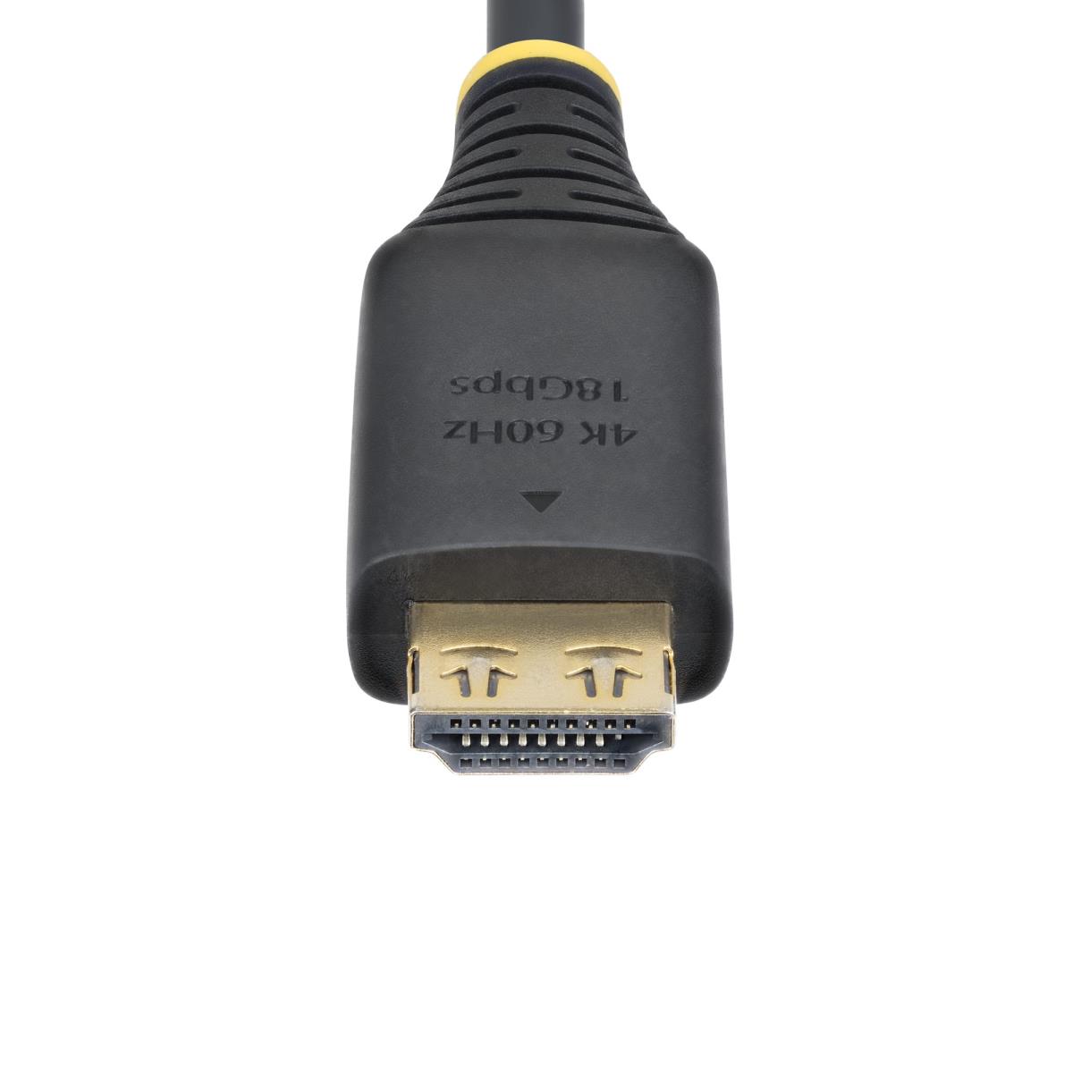 STARTECH.COM High Speed Hdmi Cable Gripping Connectors/4k 60hz/hdr1 50cm