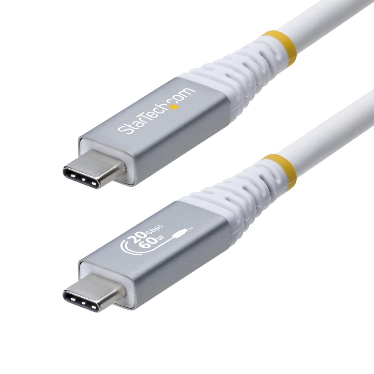STARTECH.COM USB4 Cable USB-if Certified 4k120/dp1.4/60w/20gbps 3m White