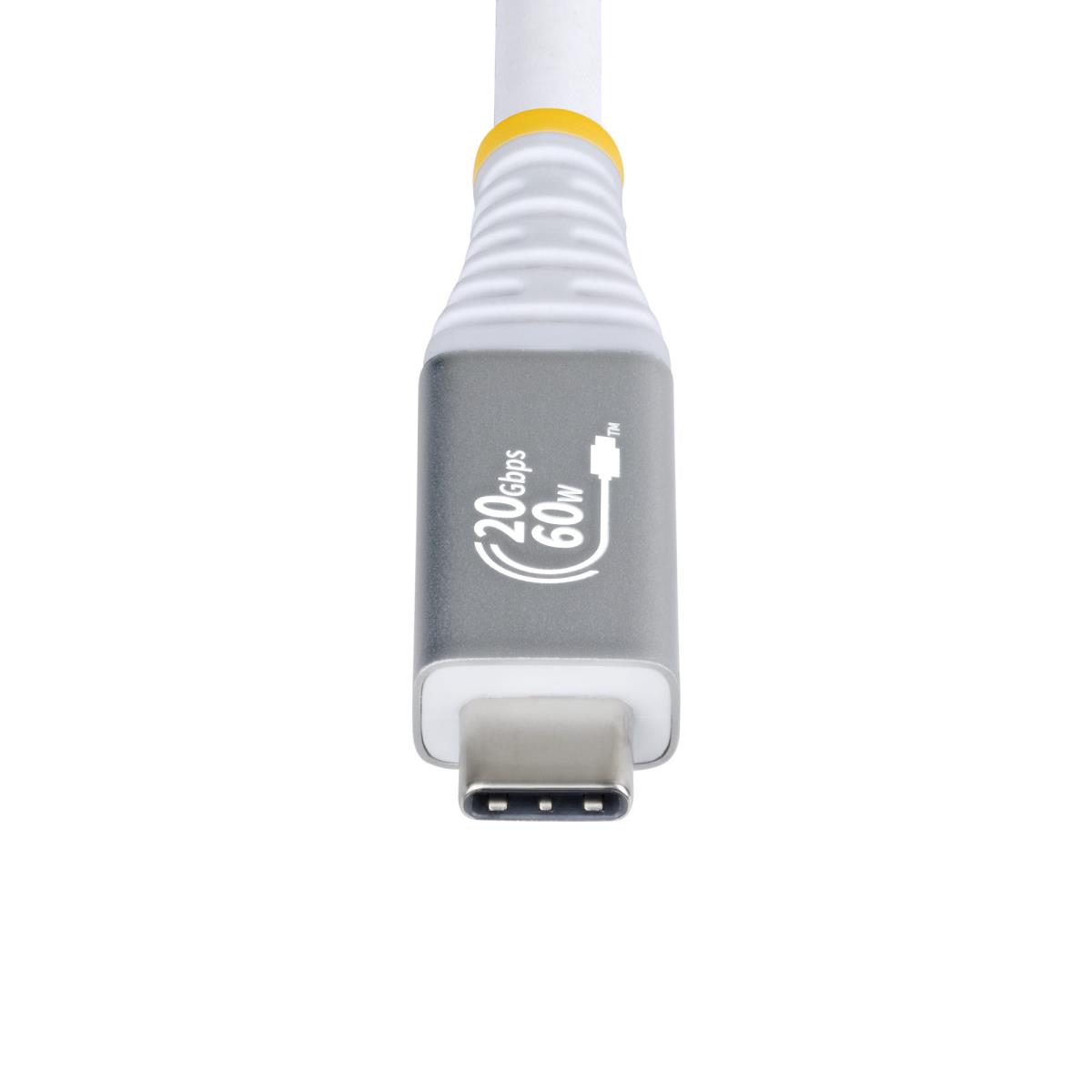 STARTECH.COM USB4 Cable USB-if Certified 4k120/dp1.4/60w/20gbps 3m White