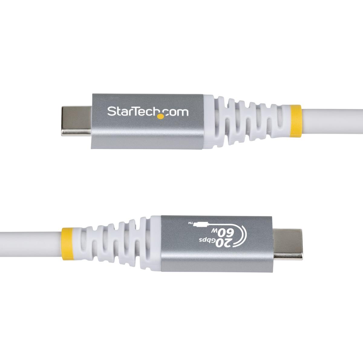 STARTECH.COM USB4 Cable USB-if Certified 4k120/dp1.4/60w/20gbps 3m White