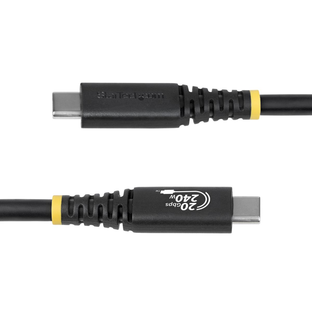 STARTECH.COM USB4 Cable USB-if Certified 4k120/dp1.4/240w/20gbp 2m Black