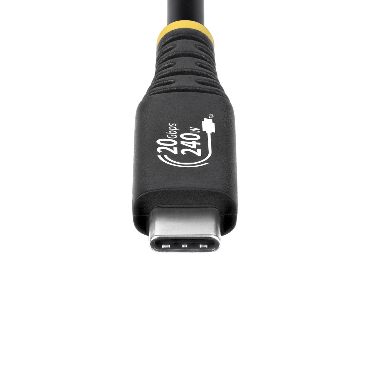 STARTECH.COM USB4 Cable USB-if Certified 4k120/dp1.4/240w/20gbp 2m Black