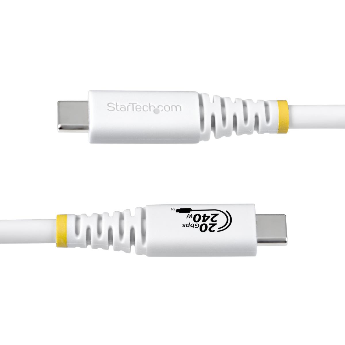 STARTECH.COM USB4 Cable White USB-if Certified 4k120/dp1.4/240w/20gbp 2m