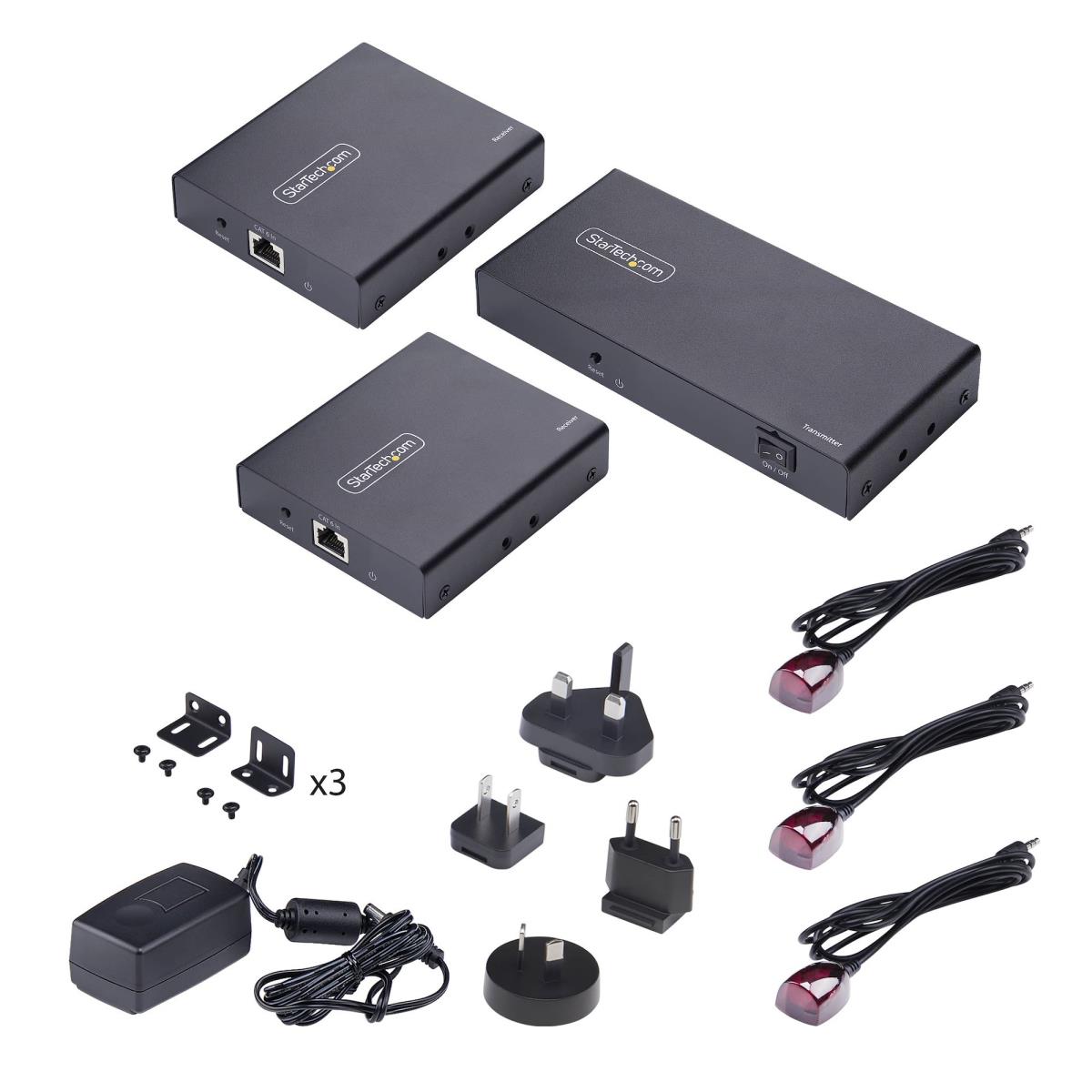 STARTECH.COM Hdmi Extender/splitter - 2-port 1x2 Hdmi Over Ethernet Kit