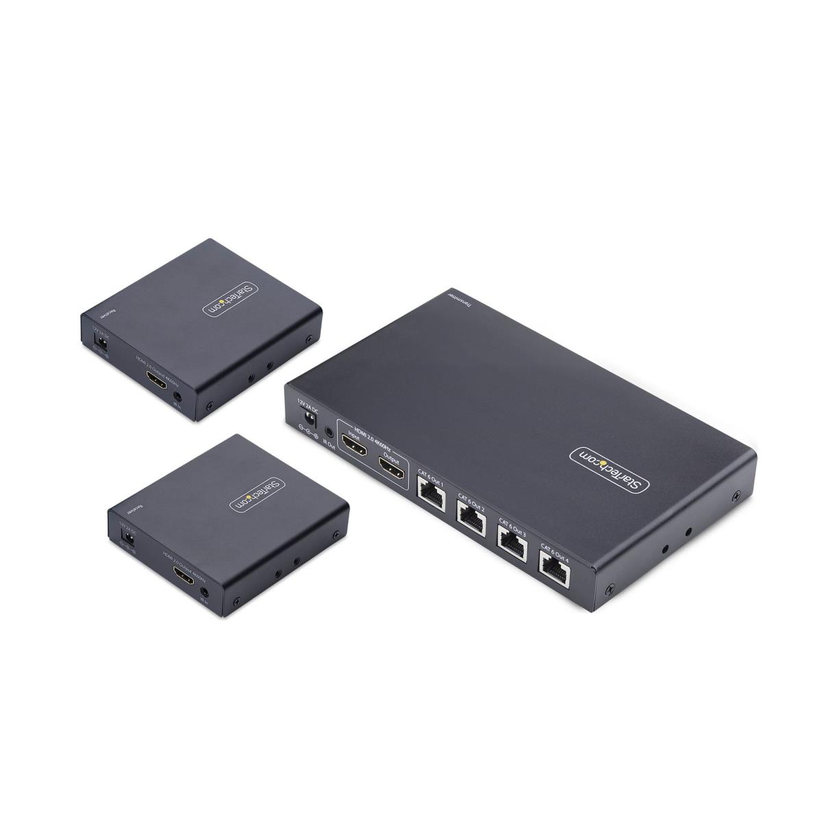 STARTECH.COM Hdmi Extender/splitter - 1x4 Hdmi Over Ethernet Kit 4-port