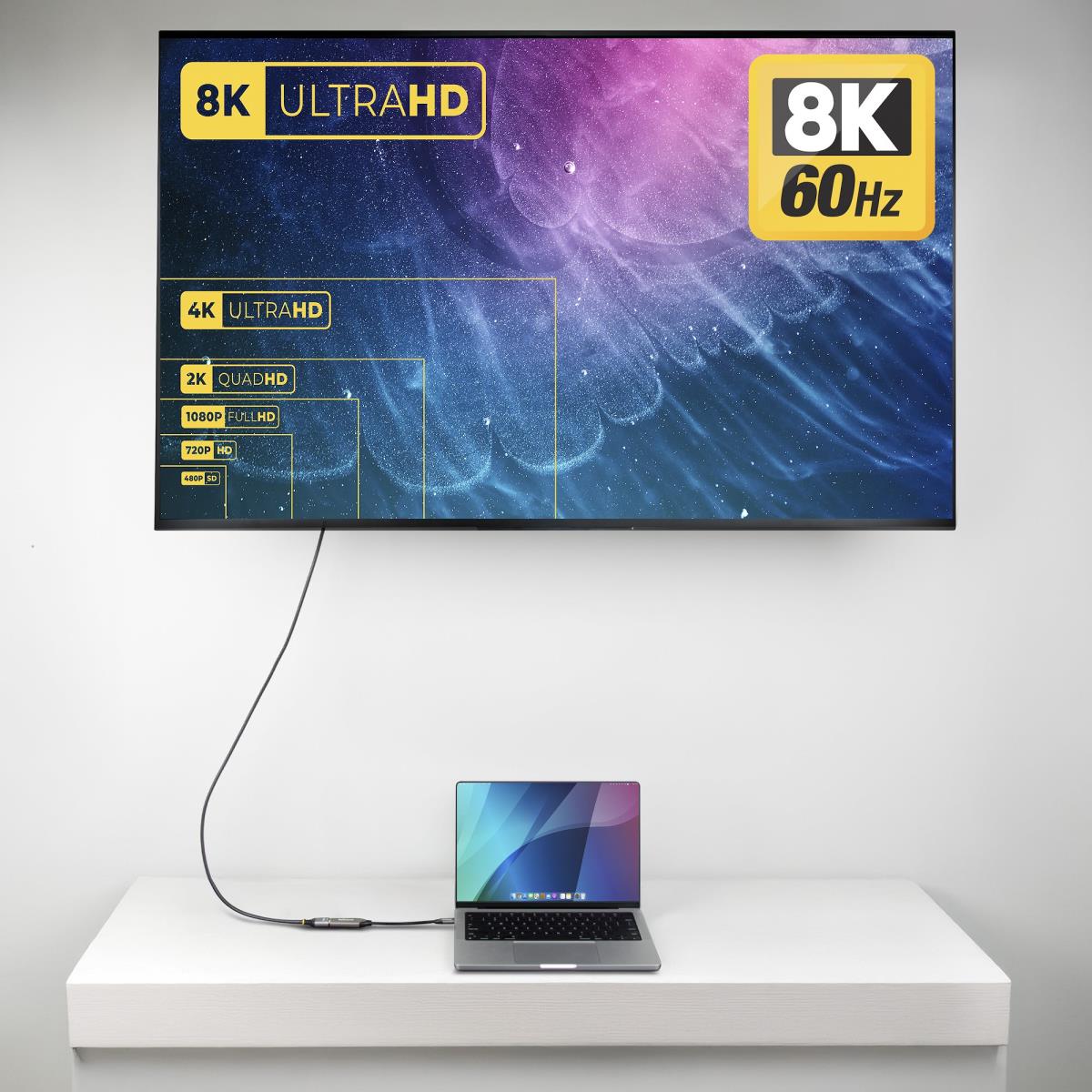 STARTECH.COM USB-c To Hdmi Adapter 8k 60hz Thunderbolt / USB4 Compatible