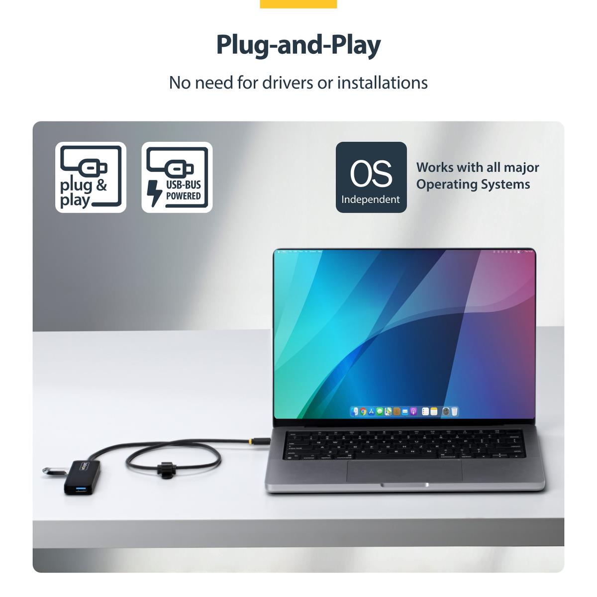 STARTECH.COM USB-c Hub 4-port USB Bus Powered