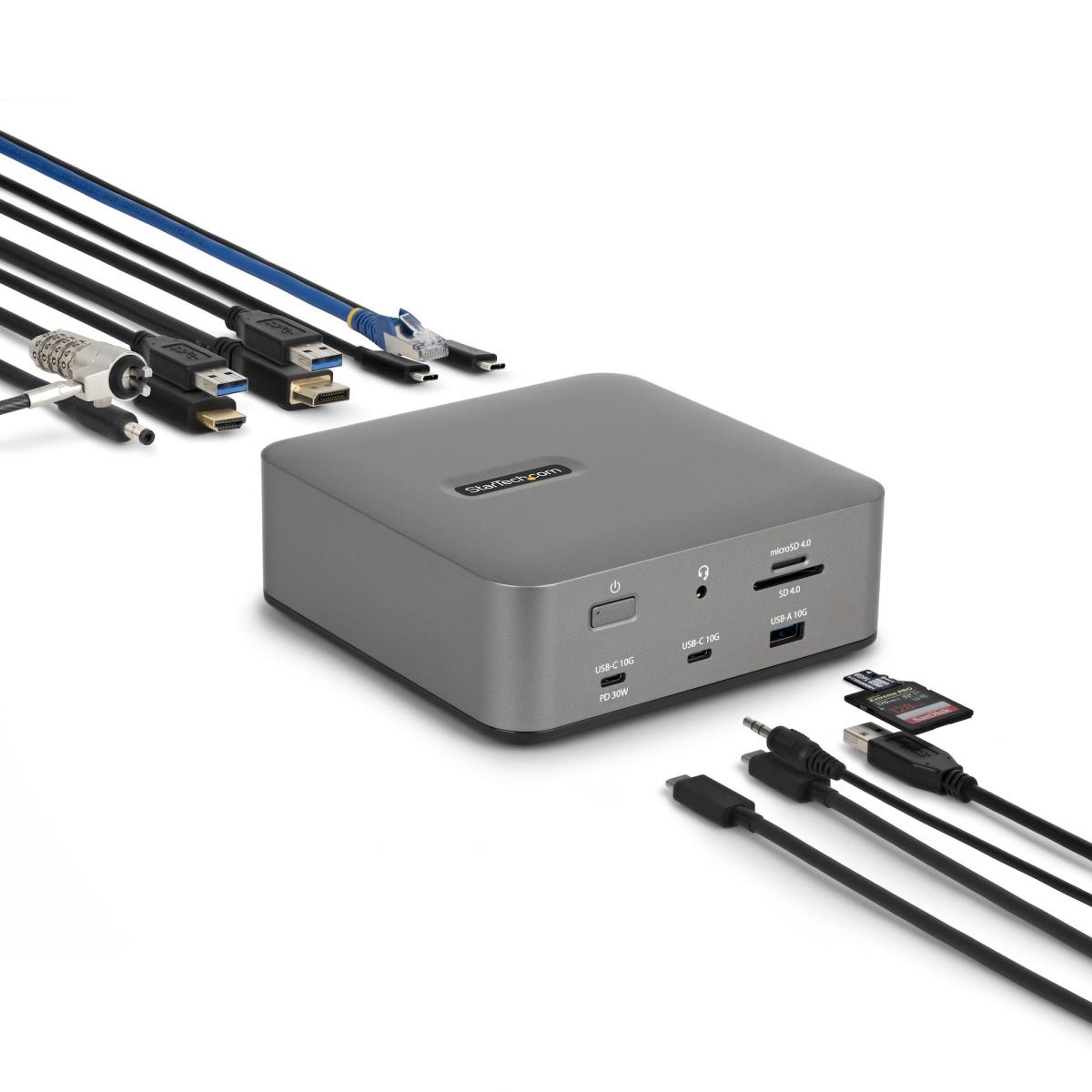 STARTECH.COM Thunderbolt 5 Docking Station - Triple Monitor 140w Laptop Charg