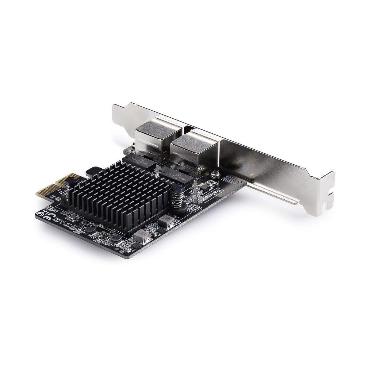 STARTECH.COM Gigabit Network Card 2-port 10/100m/1g/2.5g/5g Taa-compliant