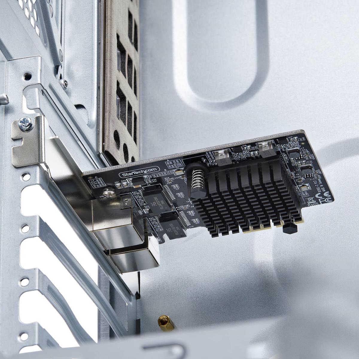 STARTECH.COM Gigabit Network Card 2-port 10/100m/1g/2.5g/5g Taa-compliant