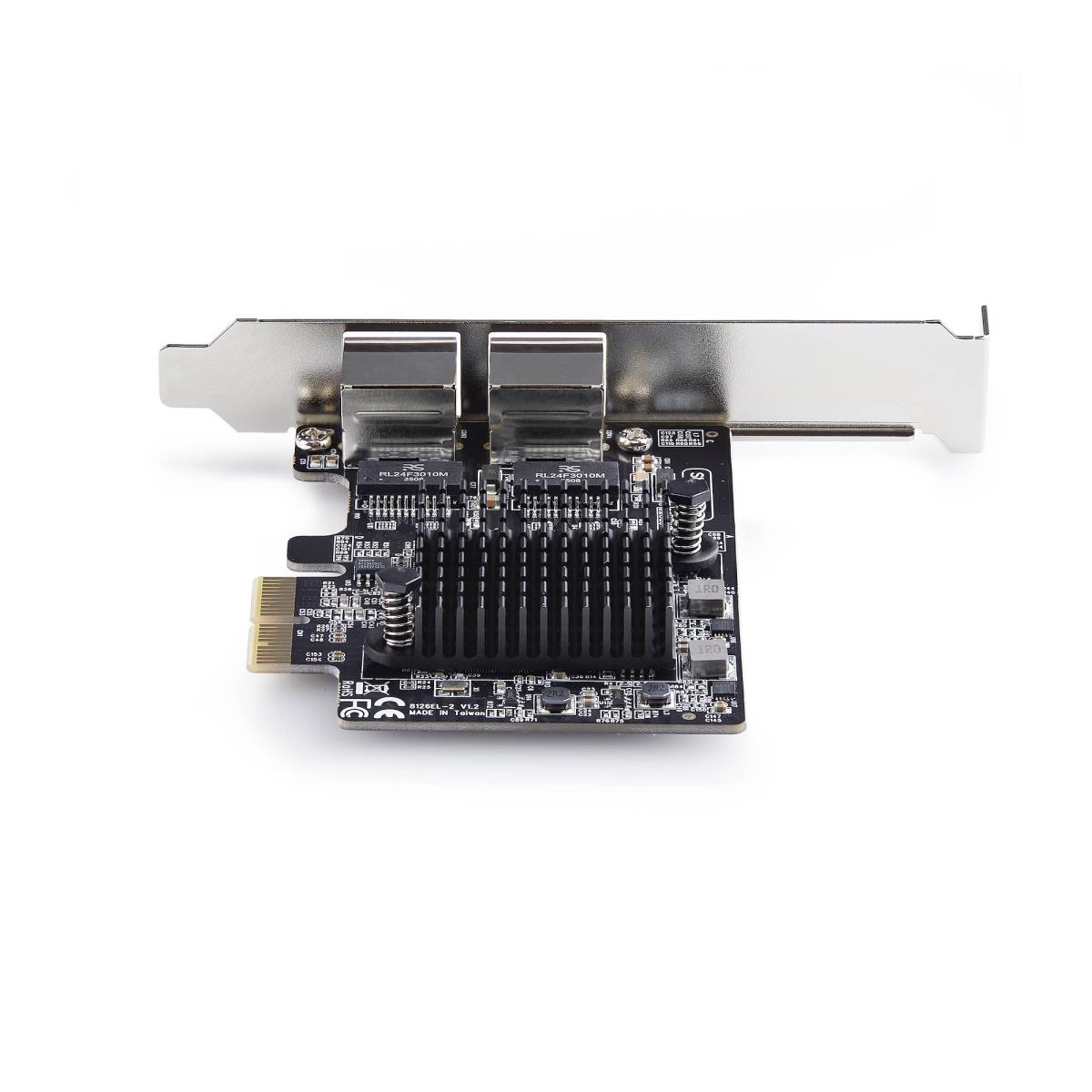 STARTECH.COM Gigabit Network Card 2-port 10/100m/1g/2.5g/5g Taa-compliant