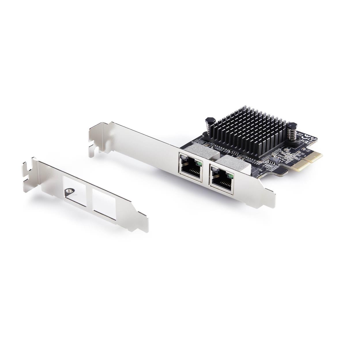 STARTECH.COM Gigabit Network Card 2-port 10/100m/1g/2.5g/5g Taa-compliant