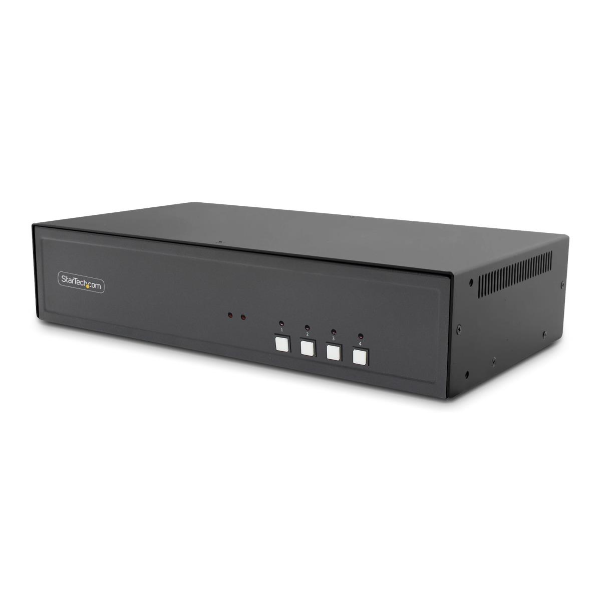 STARTECH.COM Secure 4-port Dual-monitor KVM DisplayPort Niap 4.0 Us Built