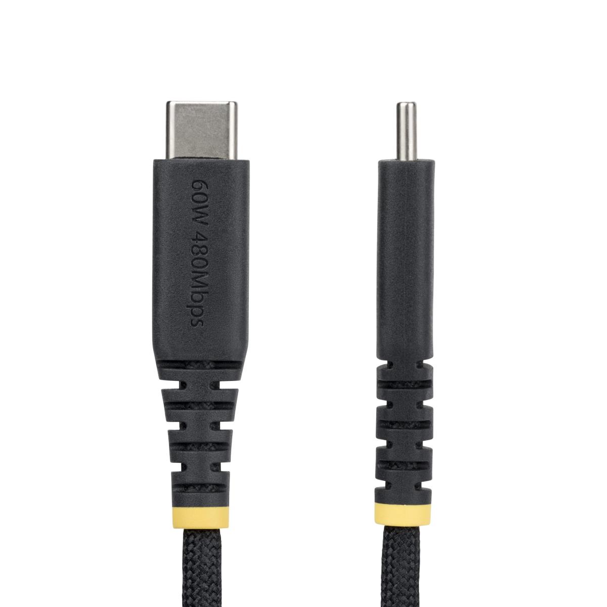 STARTECH.COM USB-c Charging Cable 60w Pd/rugged USB 2.0 Charger 2m
