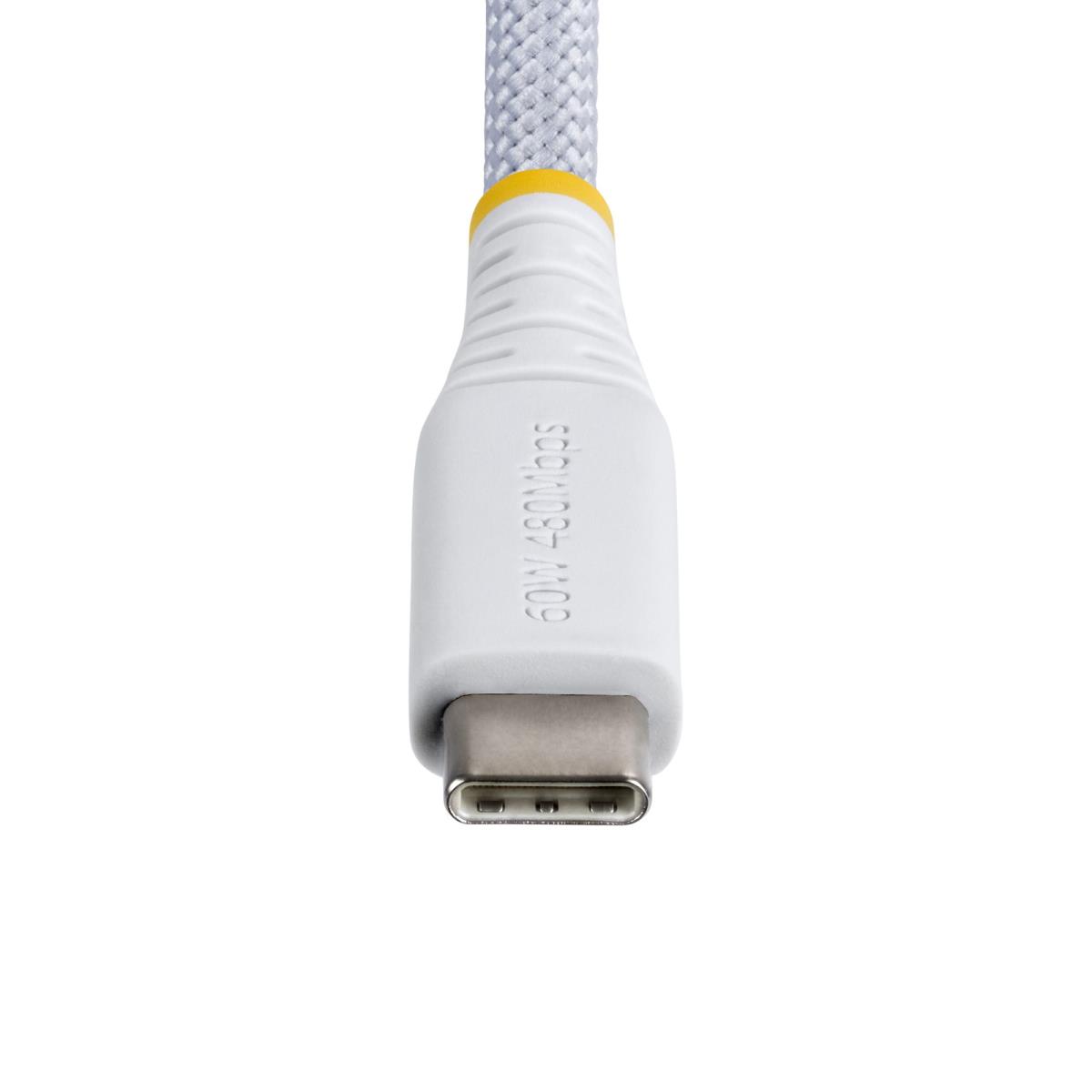 STARTECH.COM USB-c Charging Cable 60w Pd/rugged USB 2.0 Charger 30cm White