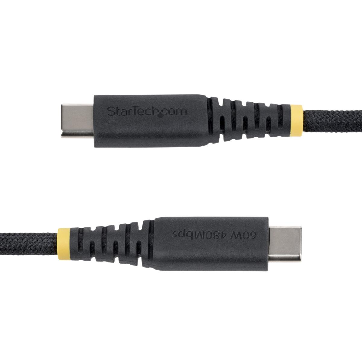 STARTECH.COM USB-c Charging Cable 60w Pd/rugged USB 2.0 Charger 3m