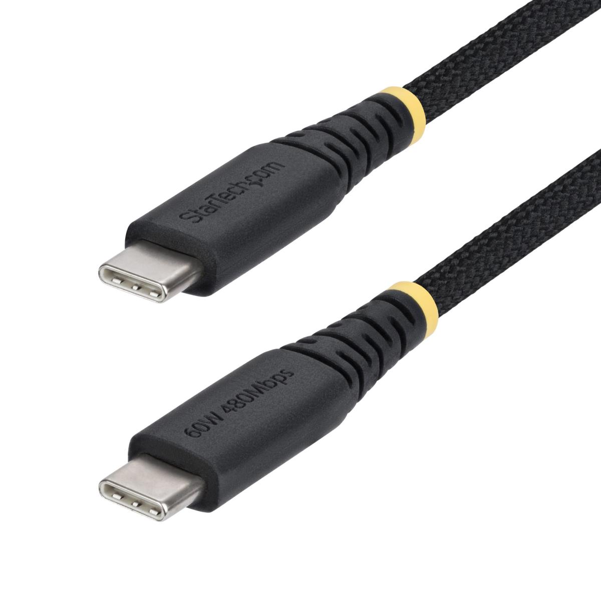 STARTECH.COM USB-c Charging Cable 60w Pd/rugged USB 2.0 Charger 1m