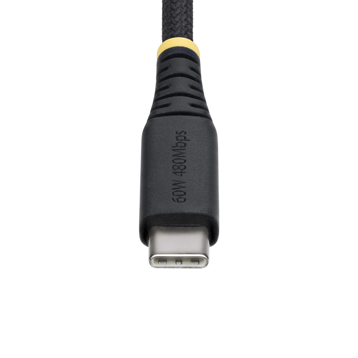 STARTECH.COM USB-c Charging Cable 60w Pd/rugged USB 2.0 Charger 1m