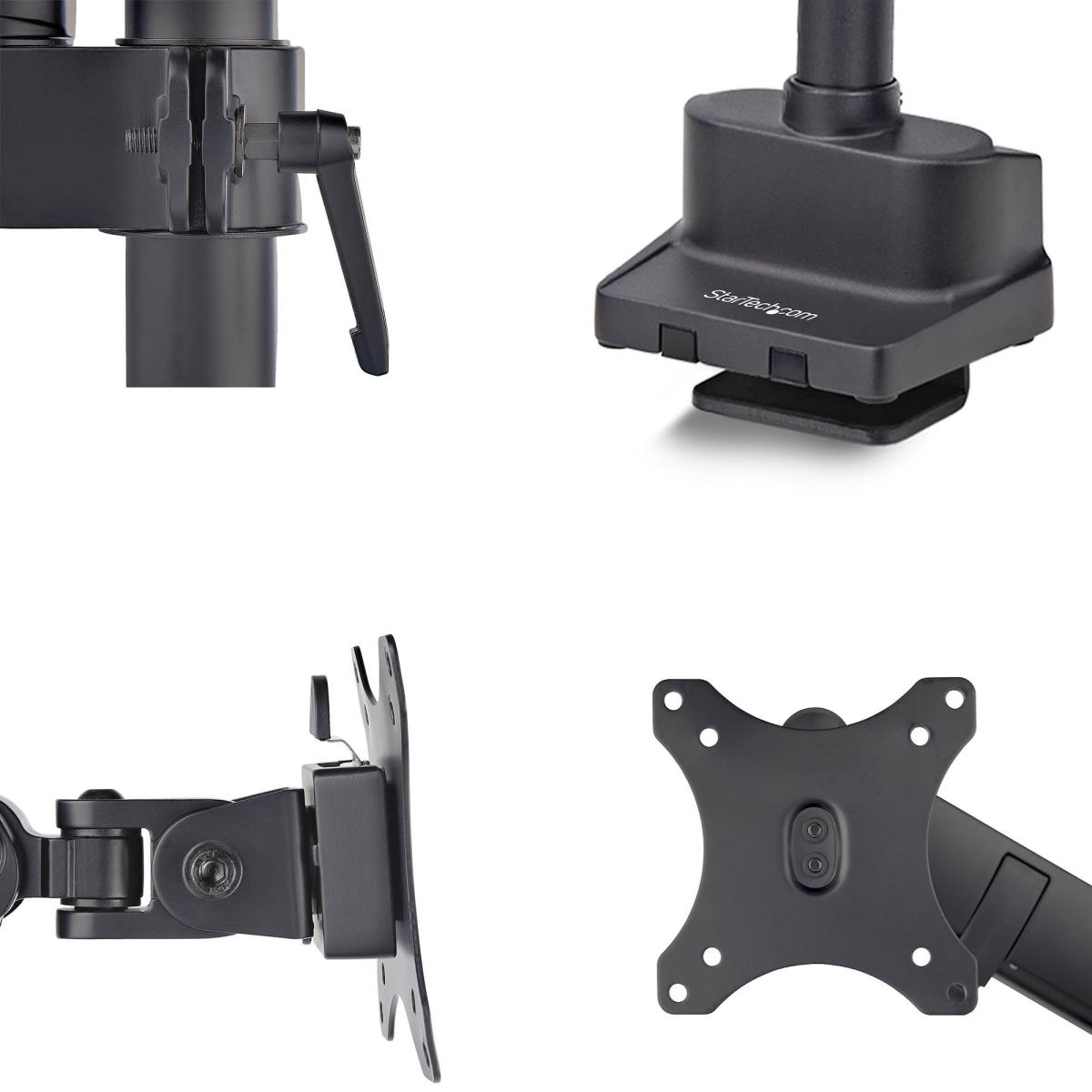 STARTECH.COM Monitor Mount - Desk - 1 Monitor - Full Motion - Up To 40in - Black