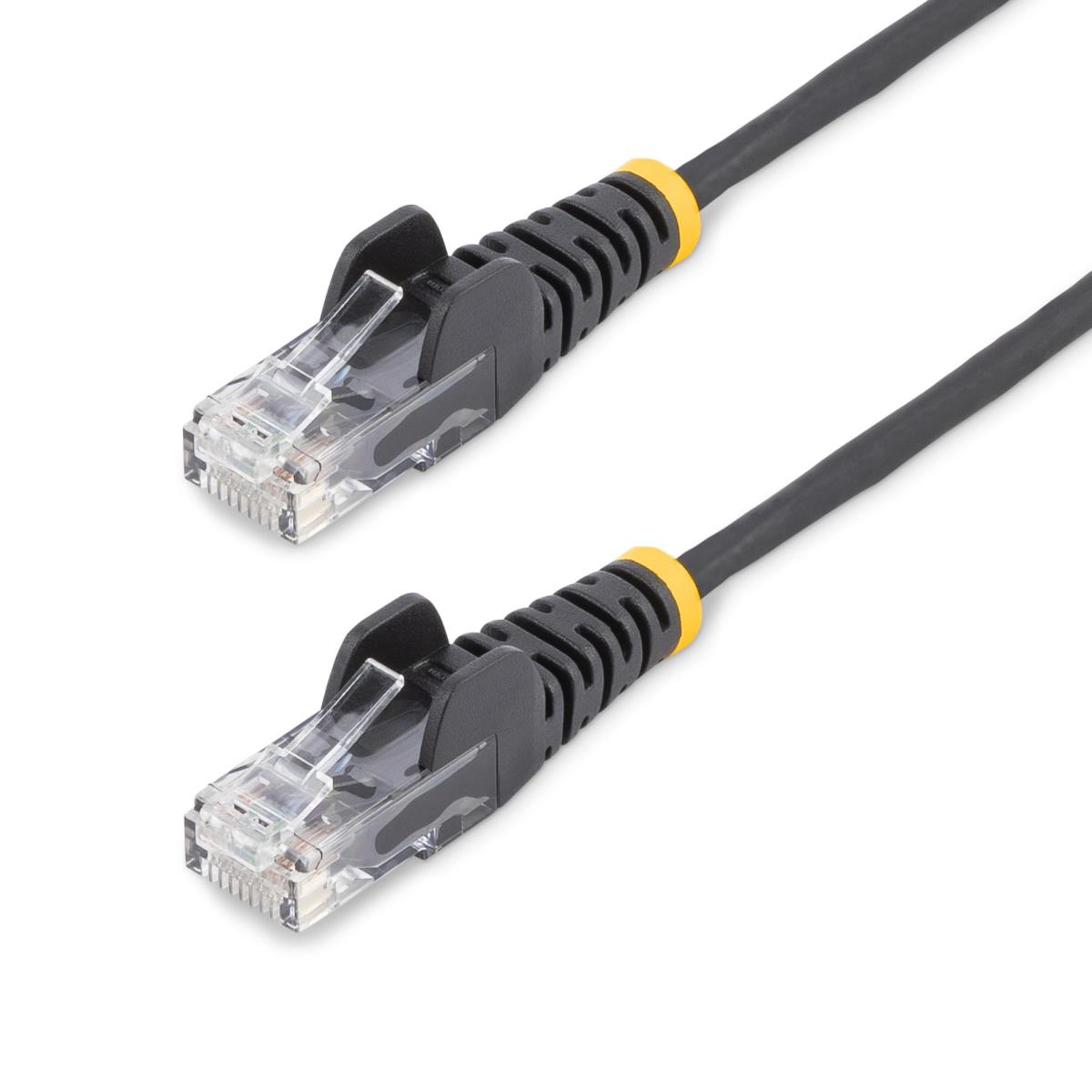 STARTECH.COM Patch Cable - CAT6 - Utp - 25cm - Black Slim