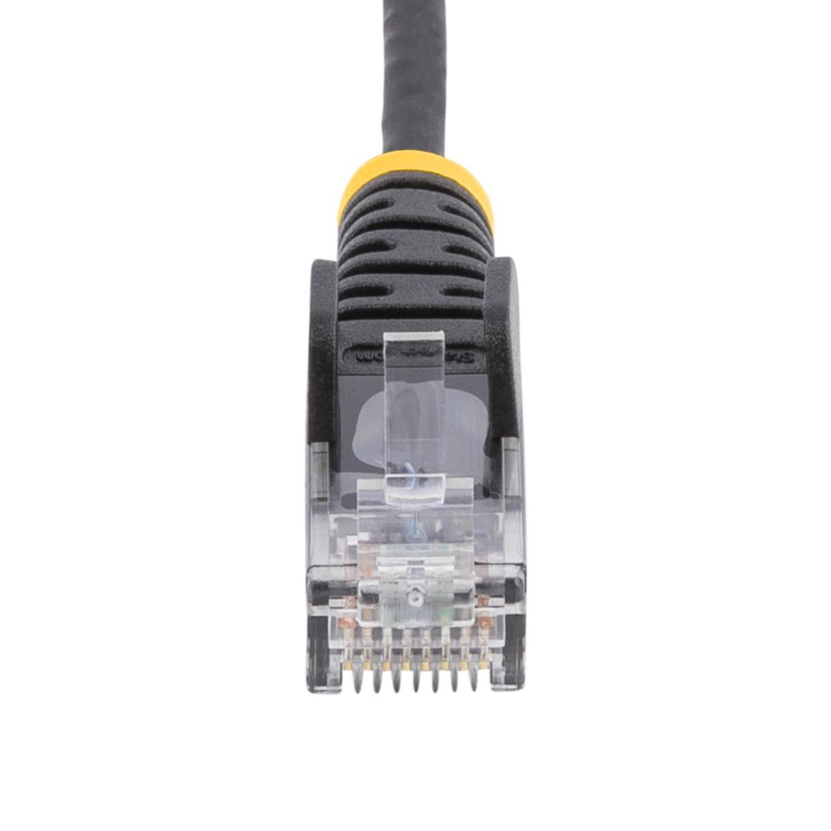 STARTECH.COM Patch Cable - CAT6 - Utp - 25cm - Black Slim