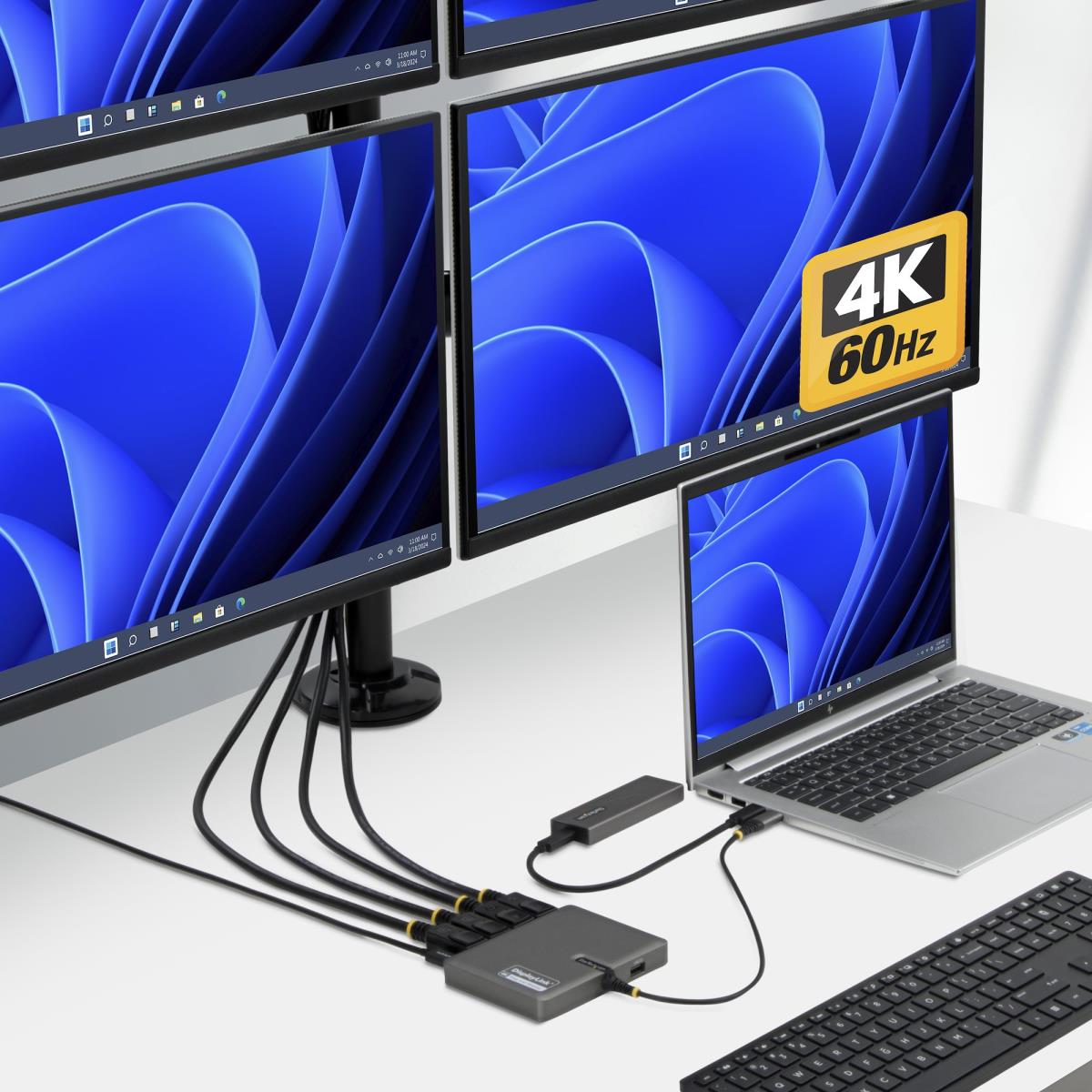 STARTECH.COM USB-c To Quad Dp Adapter