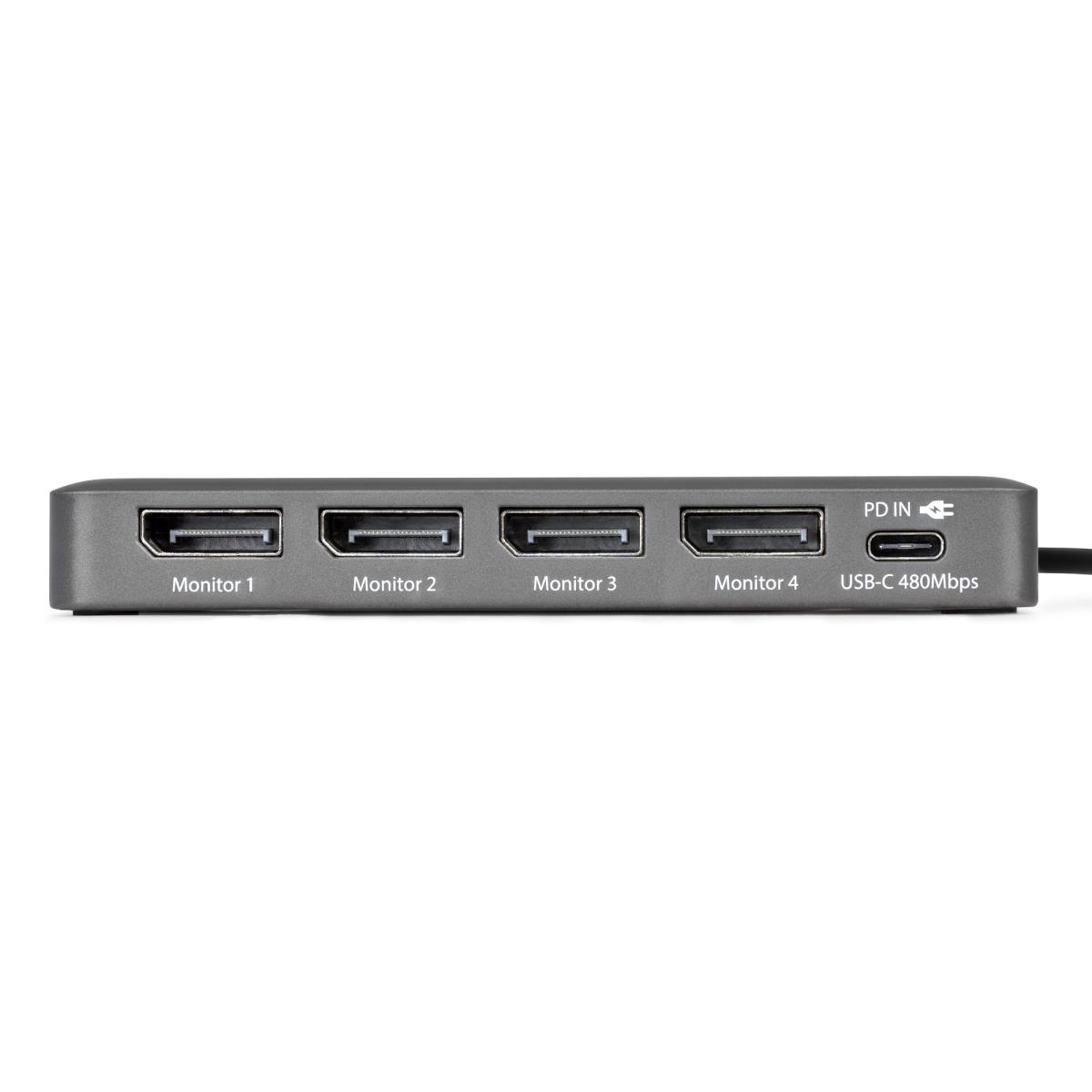 STARTECH.COM USB-c To Quad Dp Adapter