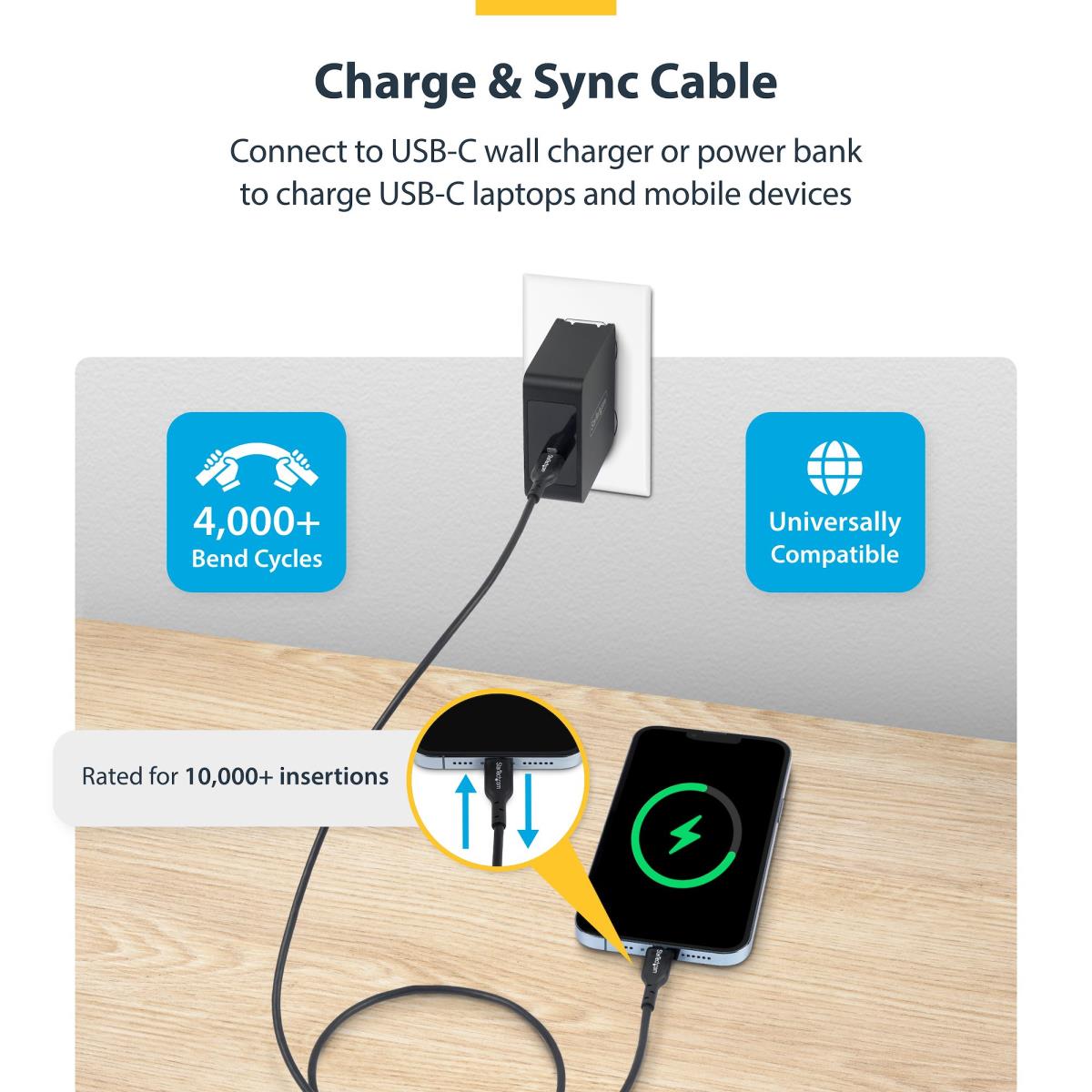 STARTECH.COM USB-c Charging Cable 60w Pd 2m