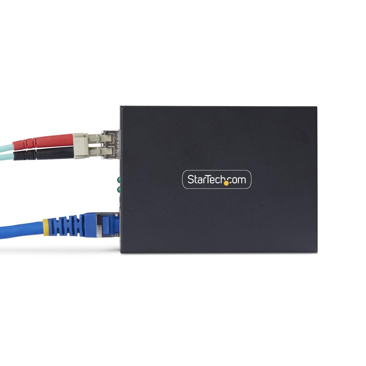 STARTECH.COM Gigabit Ethernet Copper-to-fiber Media Converter Sm Lc 40km