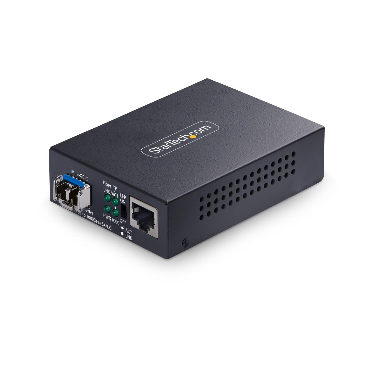 STARTECH.COM Gigabit Ethernet Copper-to-fiber Media Converter Sm Lc 40km