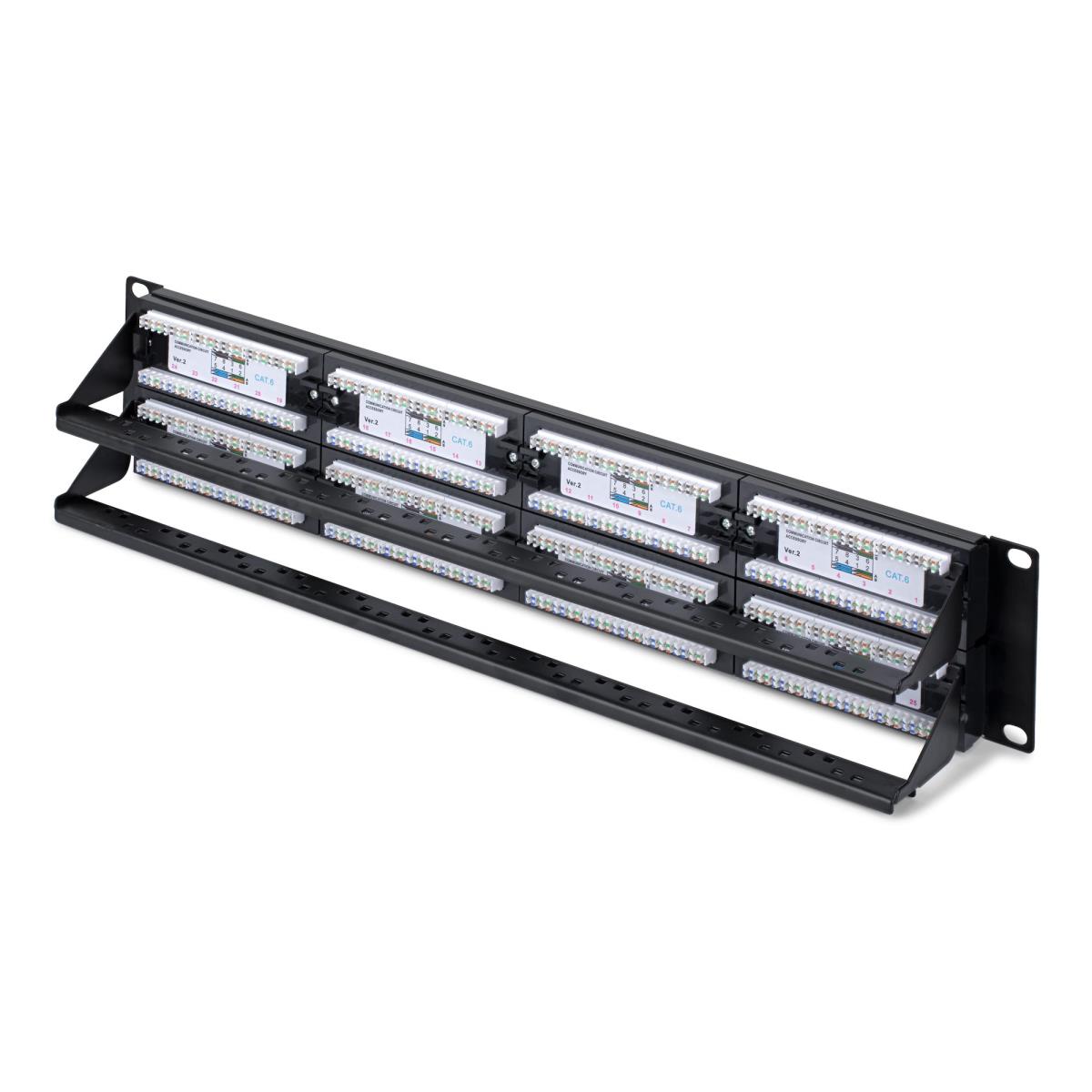 STARTECH.COM Patch Panel CAT6 Rackmount/utp/rj45/110 Punch Dow 48-port 2u