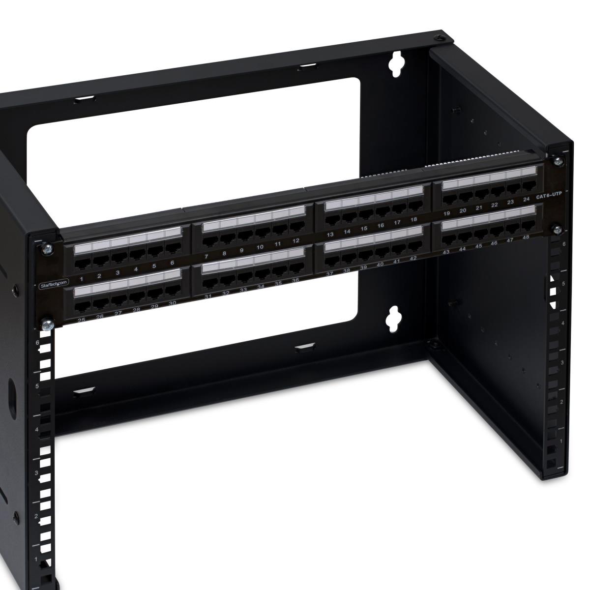 STARTECH.COM Patch Panel CAT6 Rackmount/utp/rj45/110 Punch Dow 48-port 2u